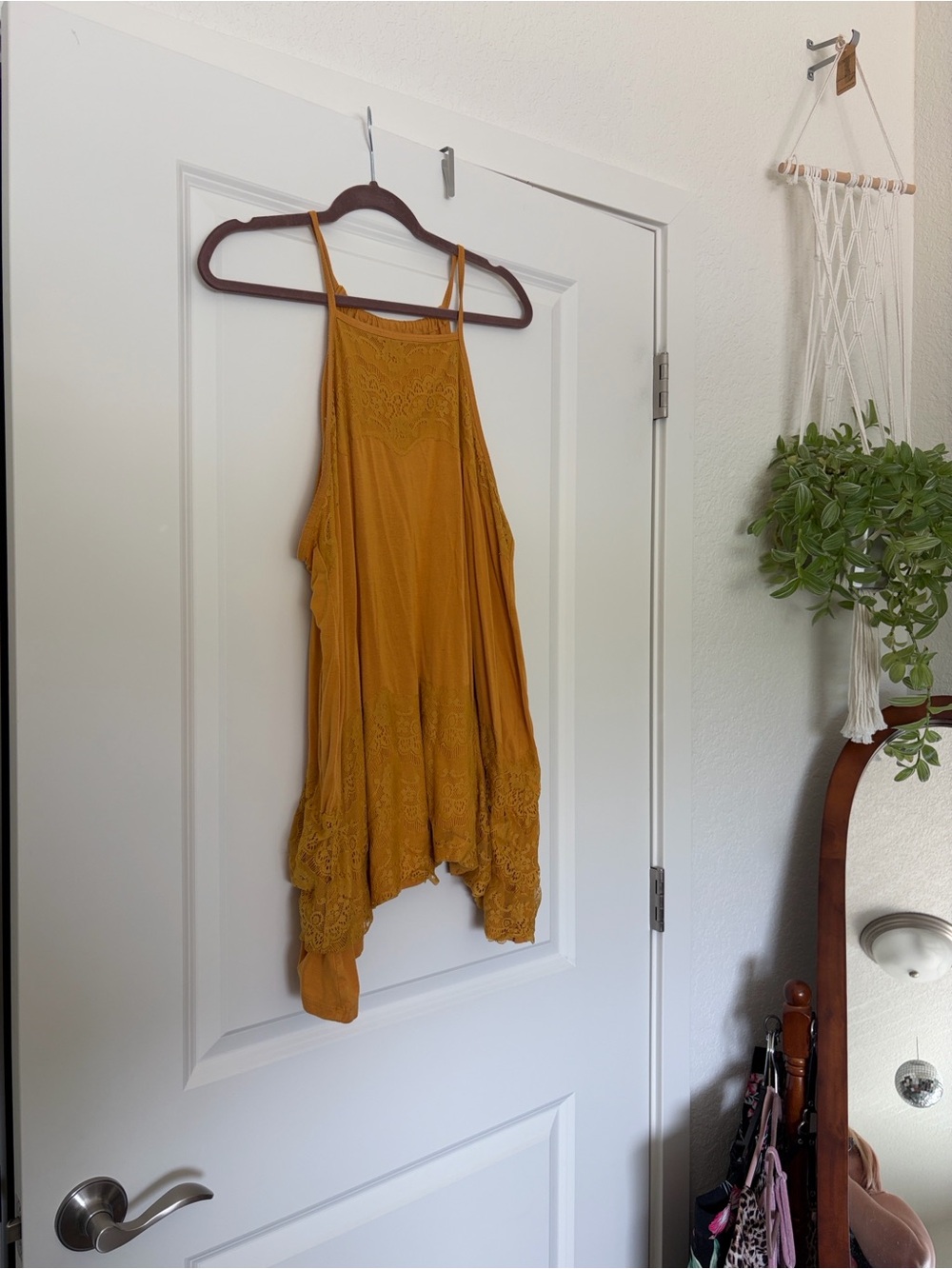 Torrid Mustard Yellow Casual Tank Top